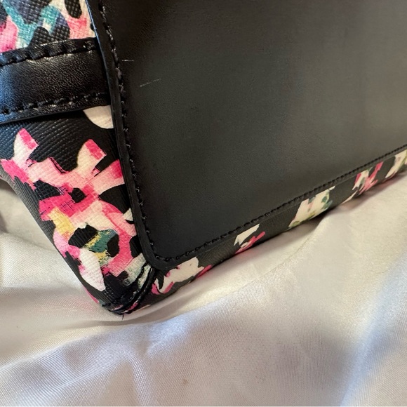 Kate Spade Black Floral Brightwater Dr Rachelle Satchel - Picture 7 of 16